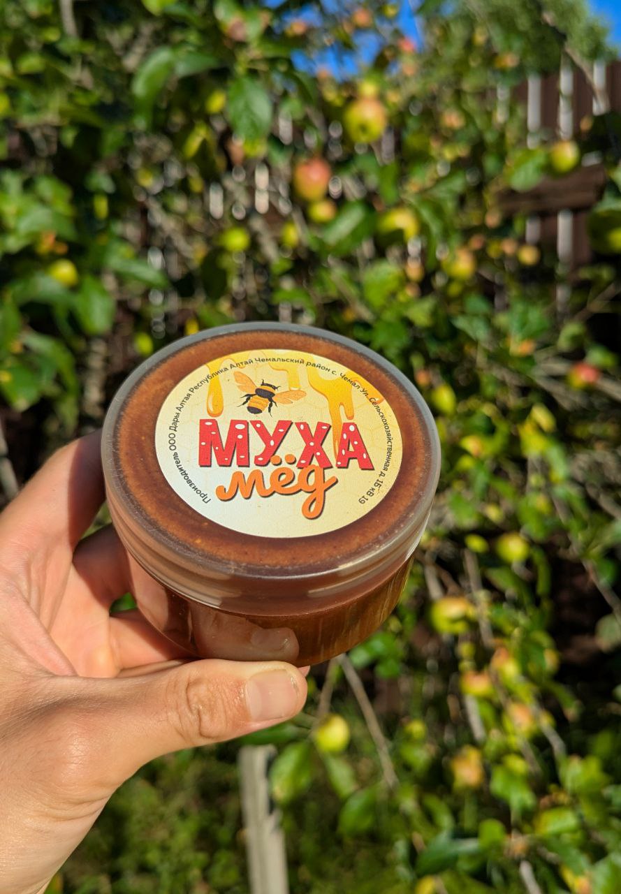 Мёд с красным мухомором